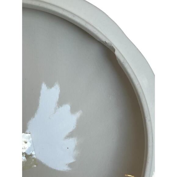 Amourex Blanc Sophie Creative Design Covered Relish Dish Vintage Porcelain - Picture 5 of 9